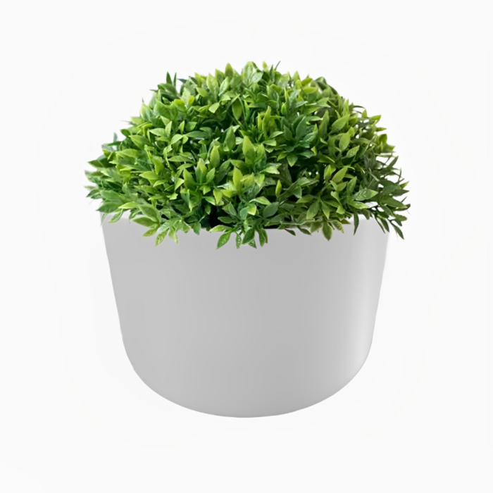 Minimalistic round plant pot