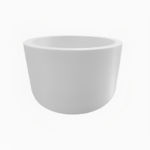 Minimalistic round plant pot