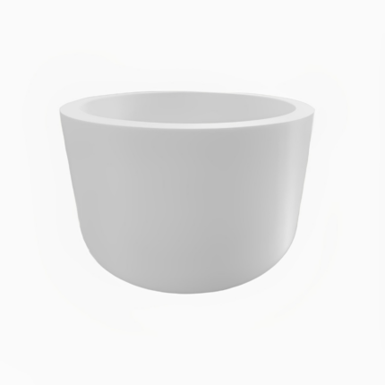 Vaso redondo minimalista para plantas