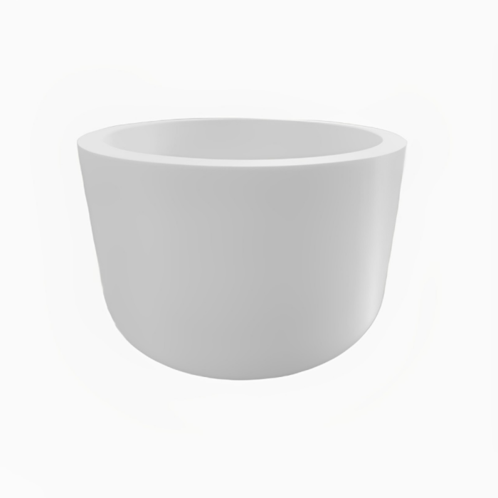 Vaso rotondo minimalista per piante