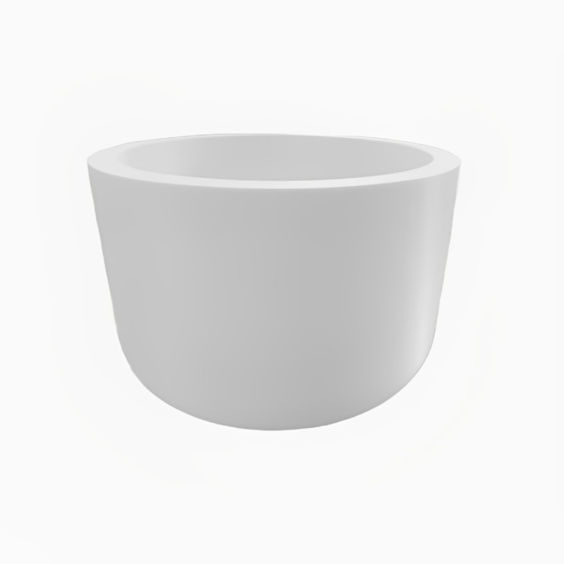 Minimalistic round plant pot