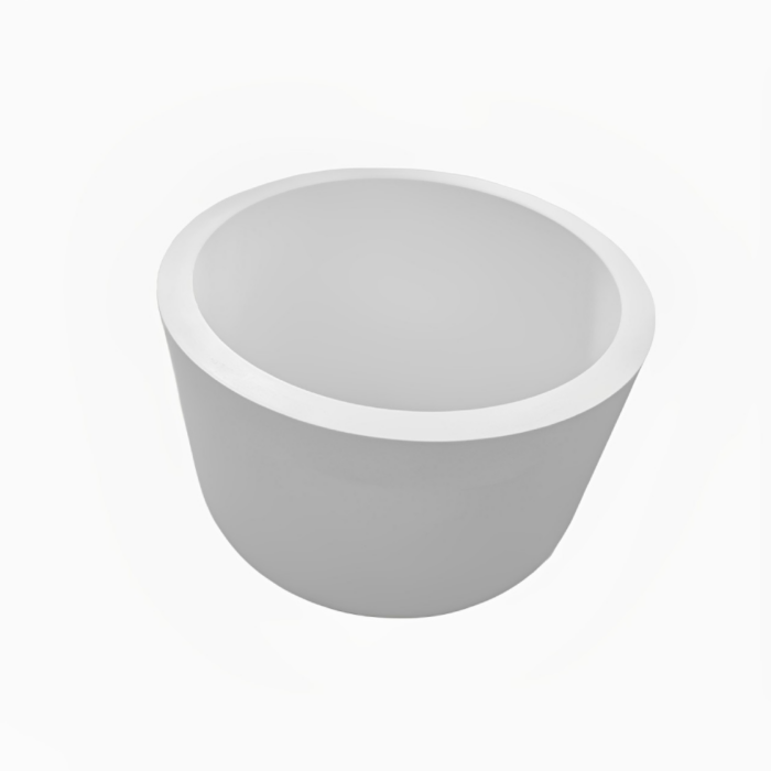 Minimalistic round plant pot