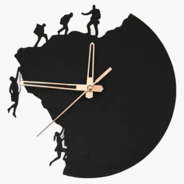 Wall clock for climbers