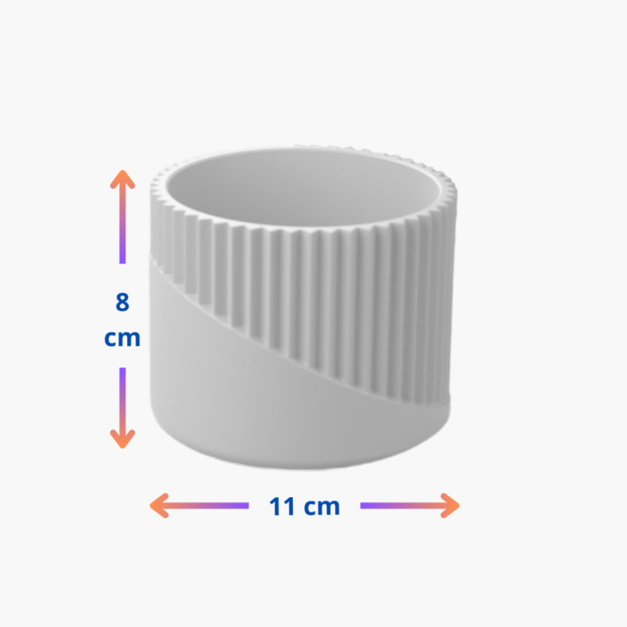 Conjunto de 3 vasos para plantas com estilo