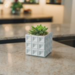 Pot carré pour succulentes