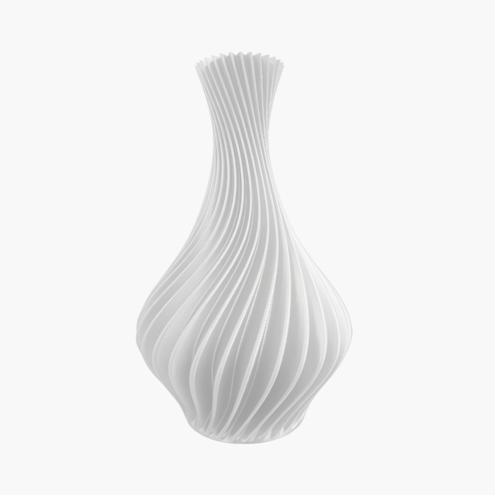 Vase mit Spirale